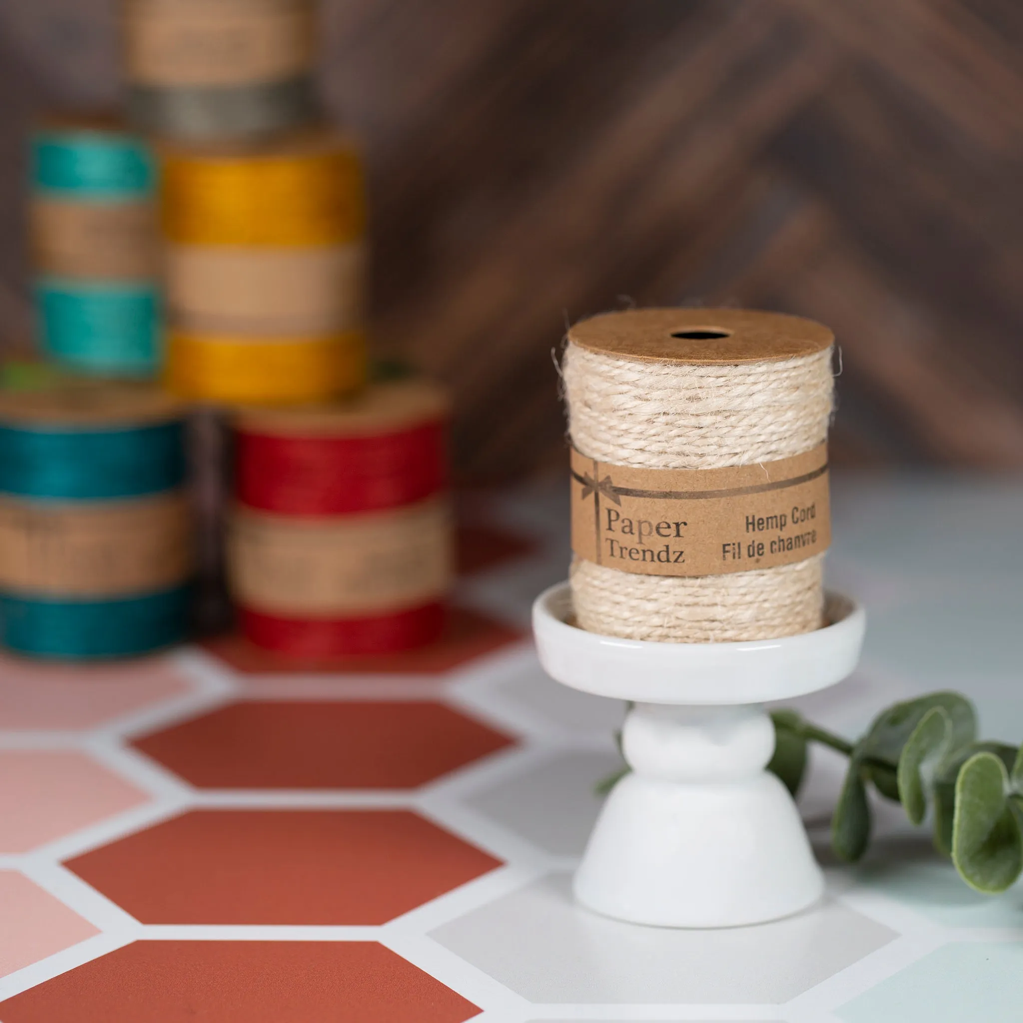 10 Meter Hemp Cord Ribbon - Ivory