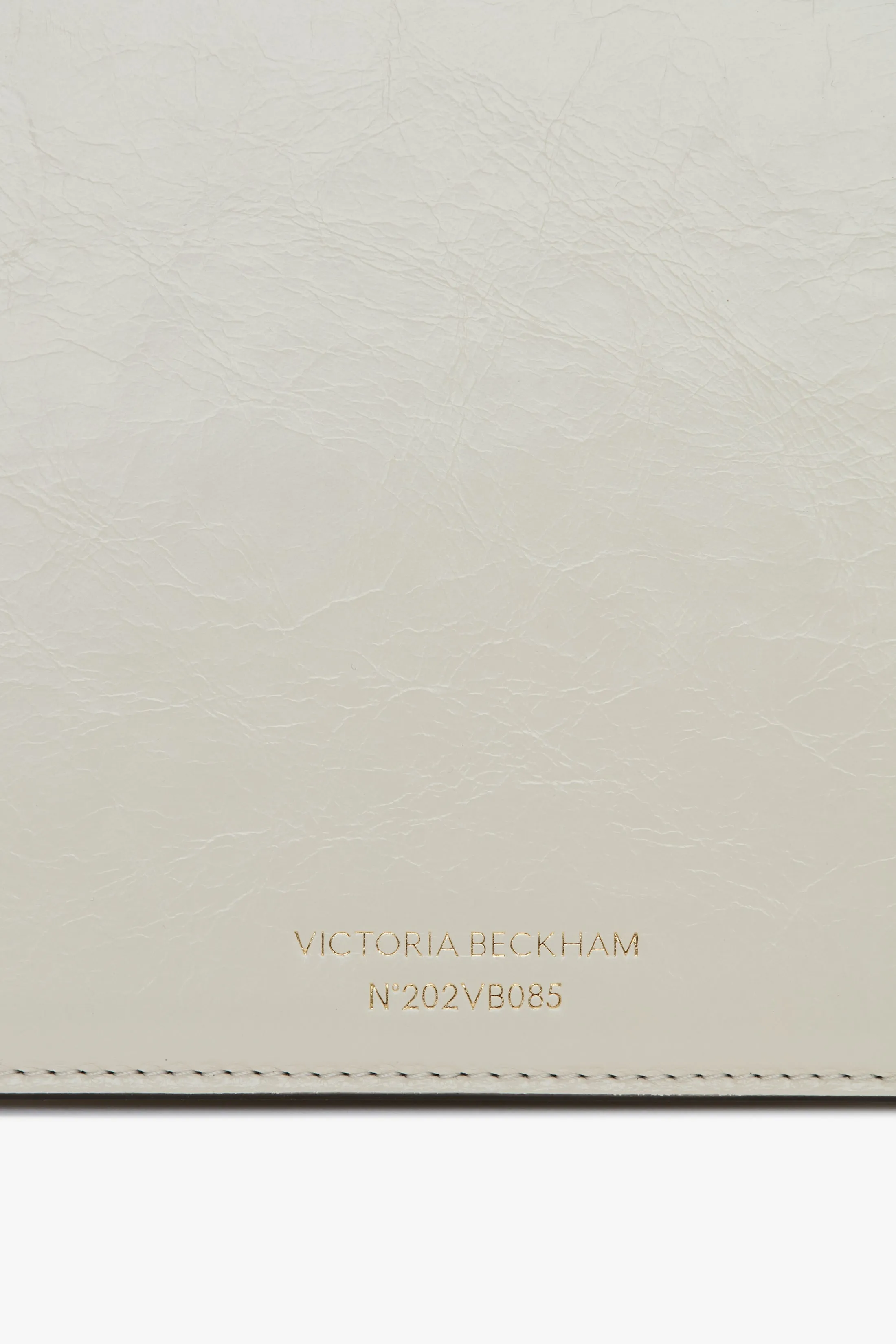 202 Crossbody Bag In Ivory Distressed Leather