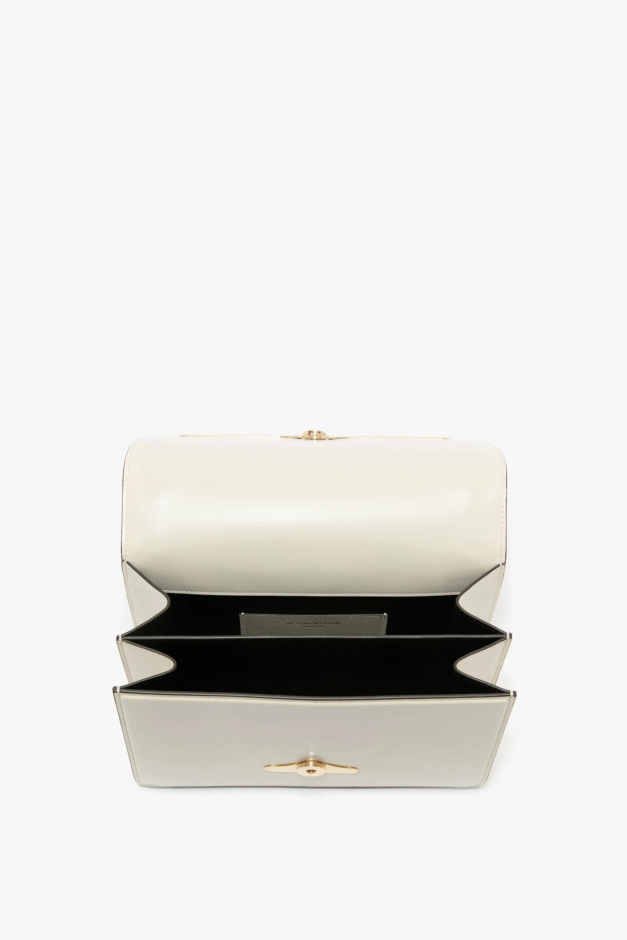 202 Crossbody Bag In Ivory Distressed Leather