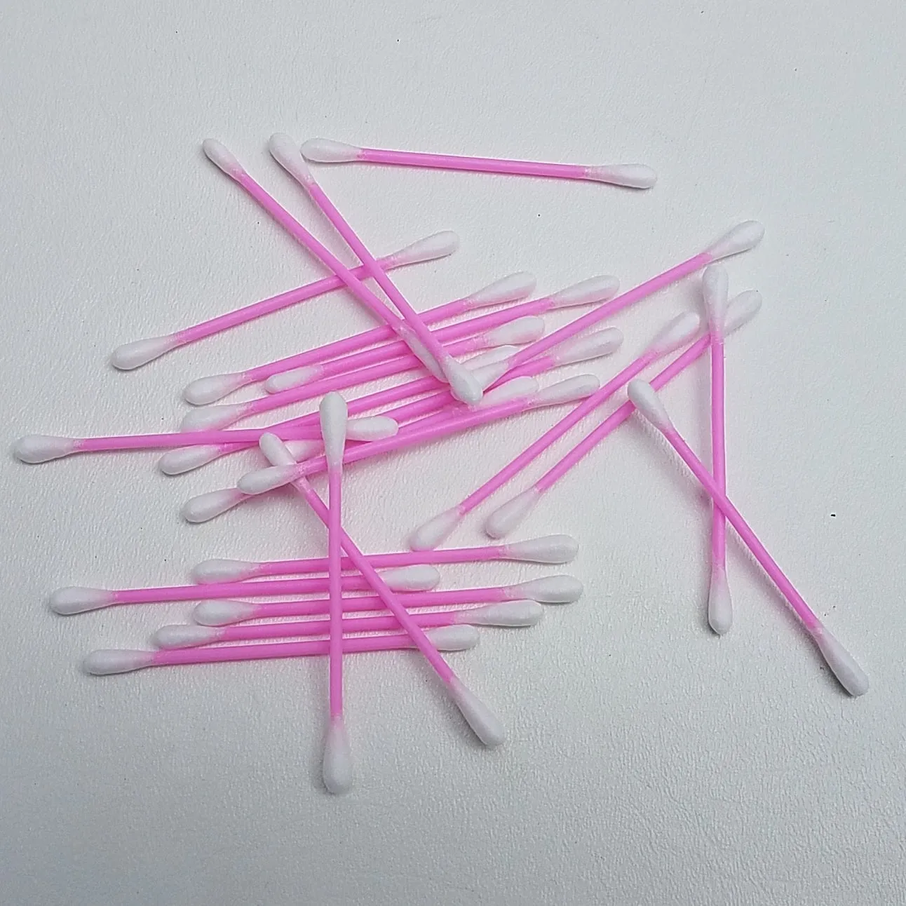 400 Cotton Swabs Double Q Tip 3” - Plastic White, Yellow, Pink, Blue 100 each