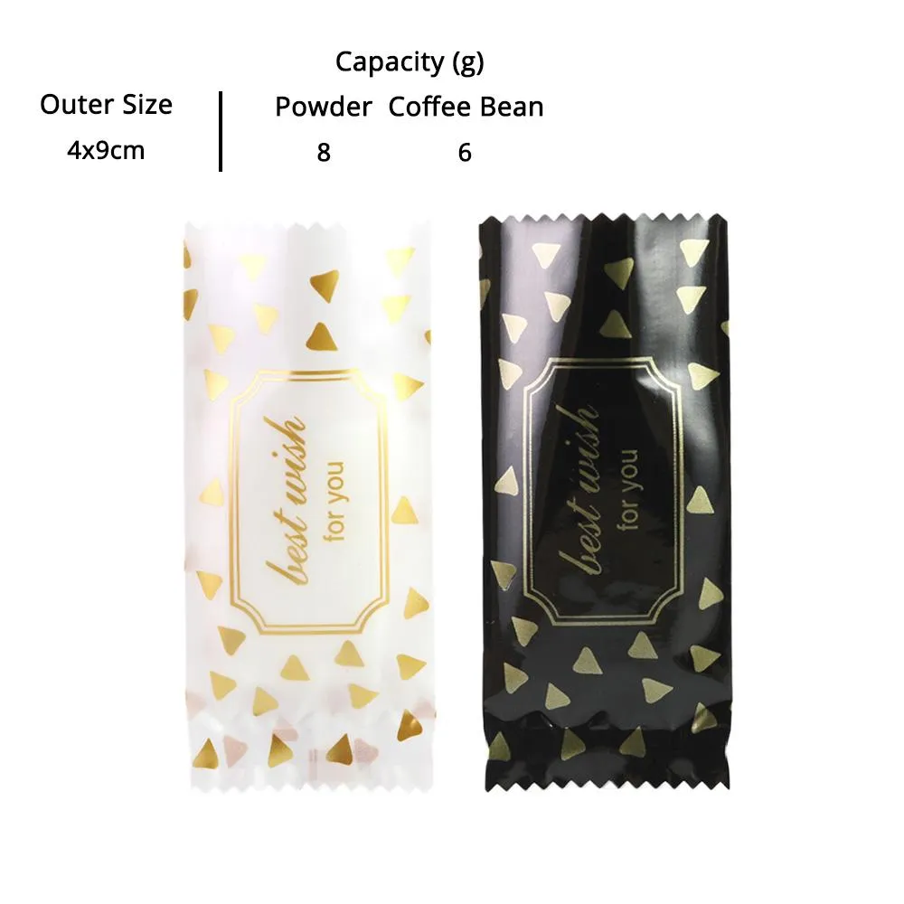 4x9cm Cute Designs Vacuum Heat Seal Storage Bags Open Top Pouches for Candies Sweets with Tear Notch