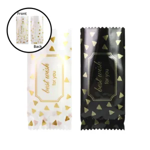 4x9cm Cute Designs Vacuum Heat Seal Storage Bags Open Top Pouches for Candies Sweets with Tear Notch