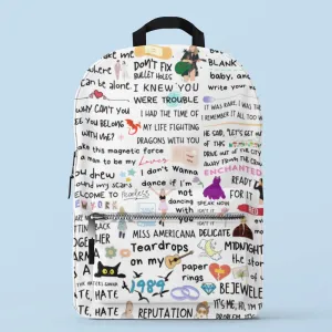 All-Over Print Backpack - Tay's Doodle