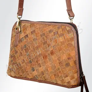 American Darling ADBGI126A Cross Body Genuine Leather Women Bag Western Handbag Purse