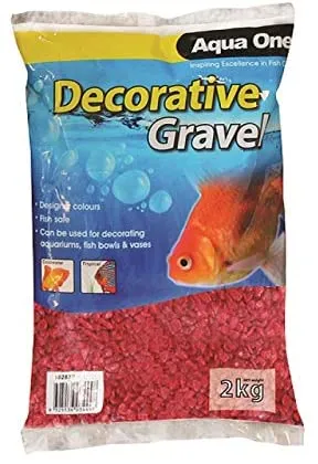 Aqua One Decorative Gravel (2KG) [Various Colours]