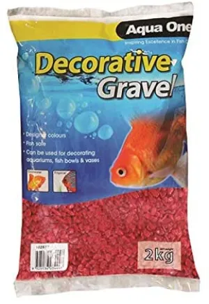Aqua One Decorative Gravel (2KG) [Various Colours]