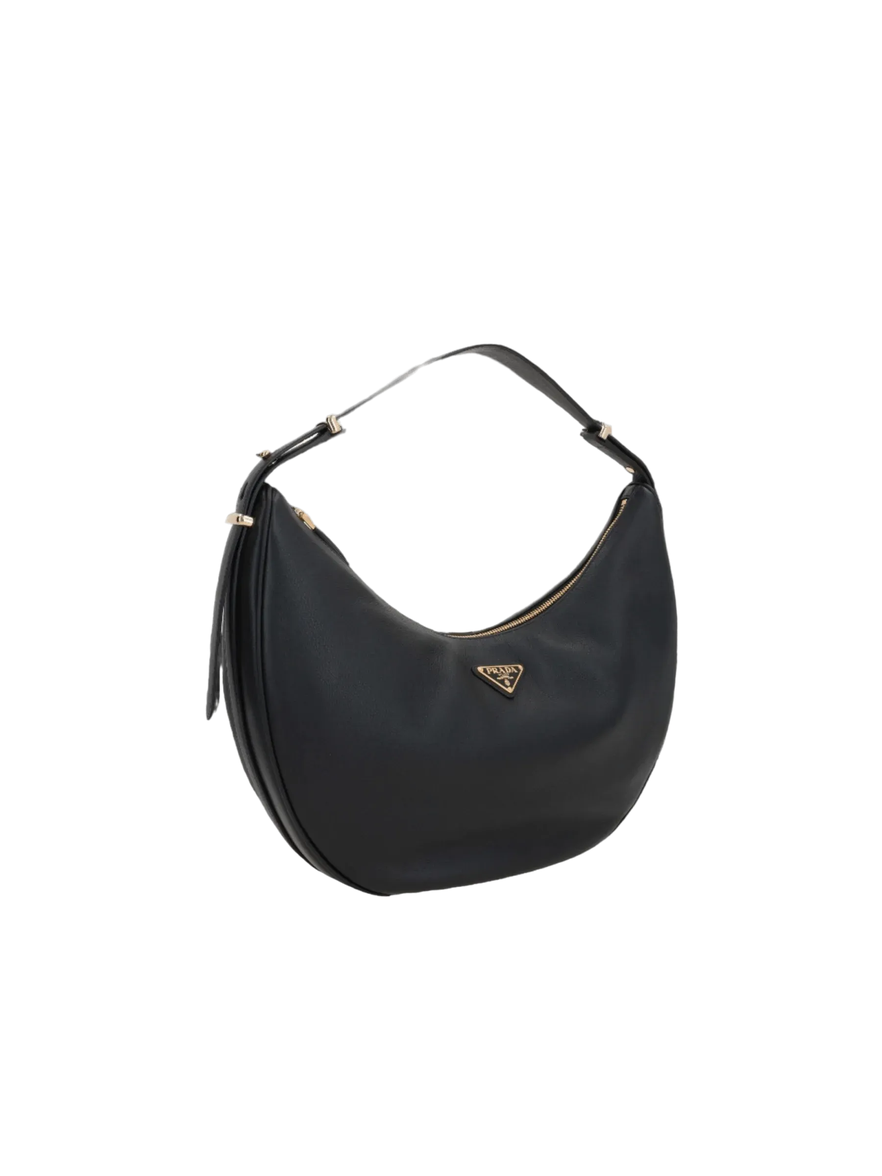 Arqué Medium Leather Shoulder Bag