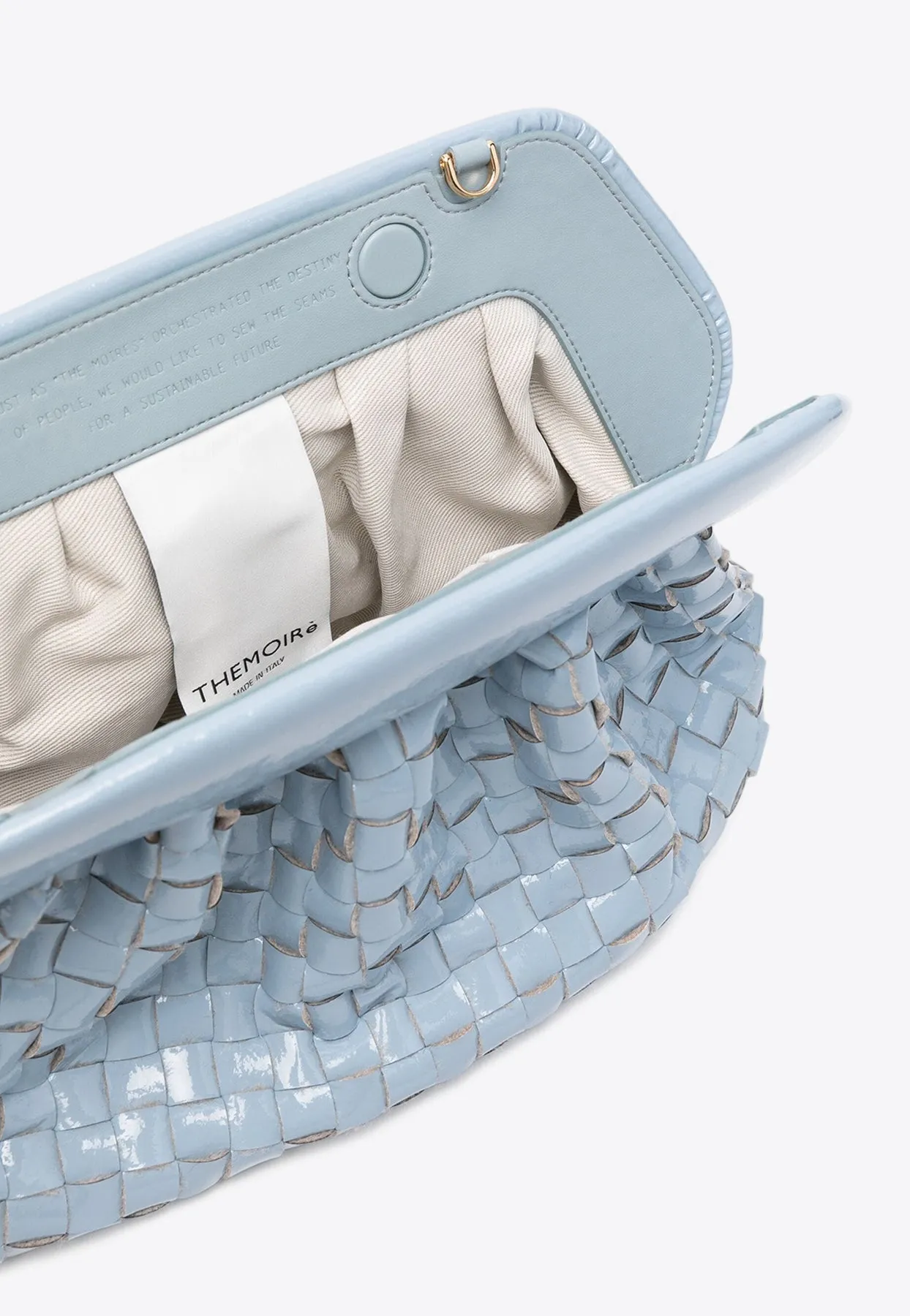 Bios Woven Naplak Clutch Bag