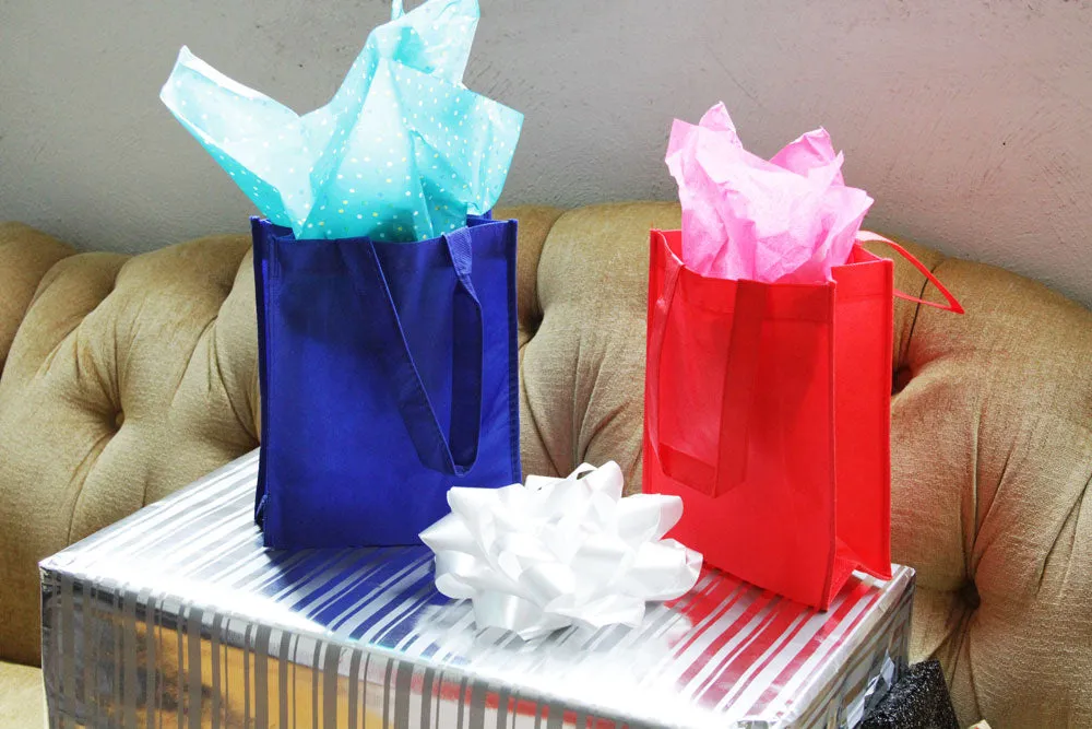 BLANK Gift Tote Assortment -Grass Green, Kelly Green, Mint Green, Teal - *Stocked in the USA* - CLOSE OUT