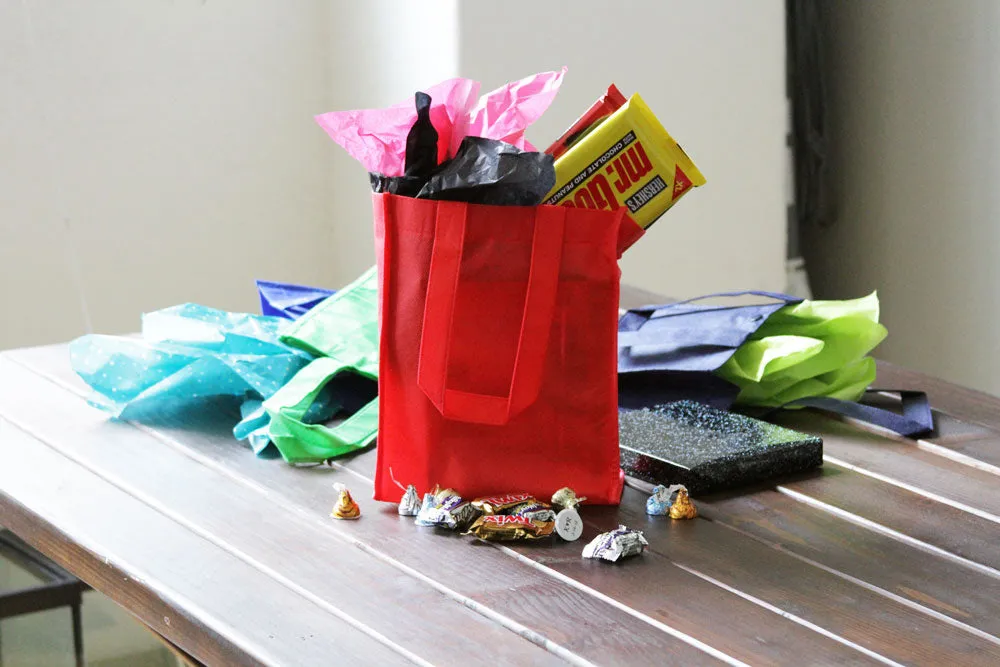 BLANK Gift Tote Assortment -Grass Green, Kelly Green, Mint Green, Teal - *Stocked in the USA* - CLOSE OUT