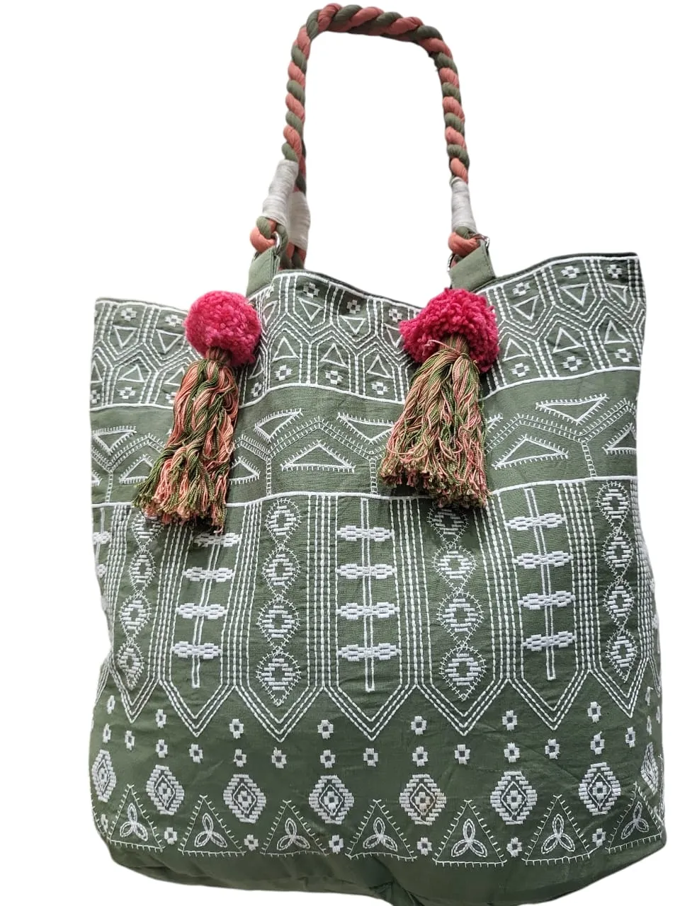 Bohemian large carry tote