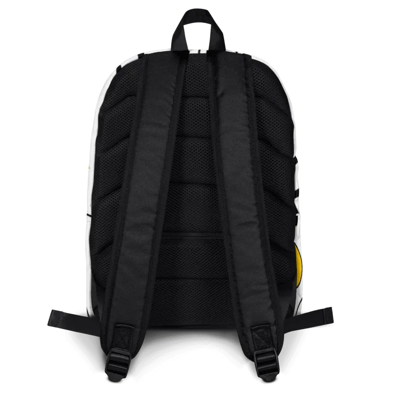 Bold Pattern Print Emoji Backpack