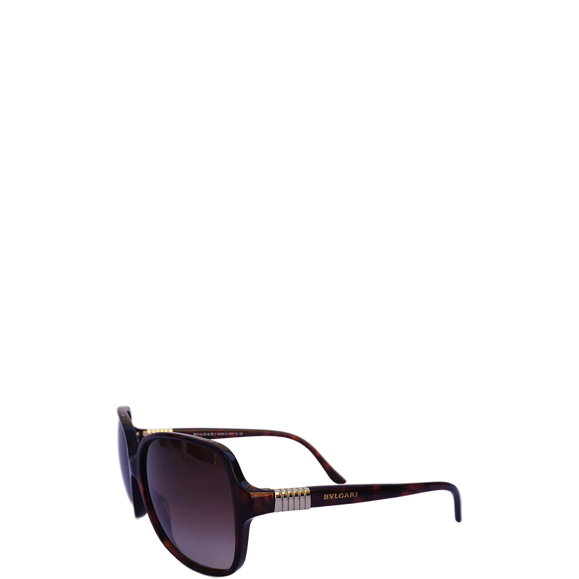 BVLGARI TORTOISESHELL OVERSIZED SUNGLASSES