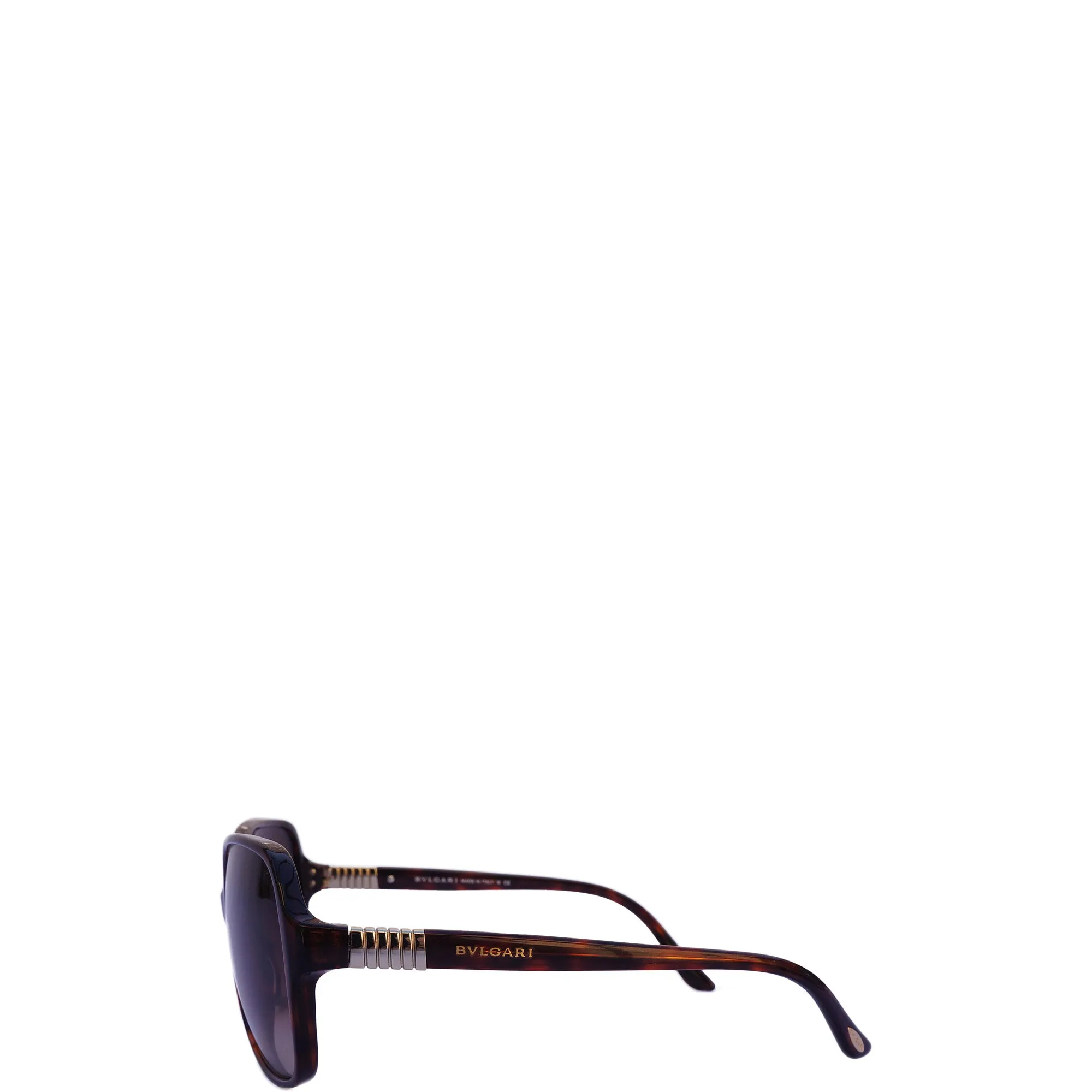 BVLGARI TORTOISESHELL OVERSIZED SUNGLASSES