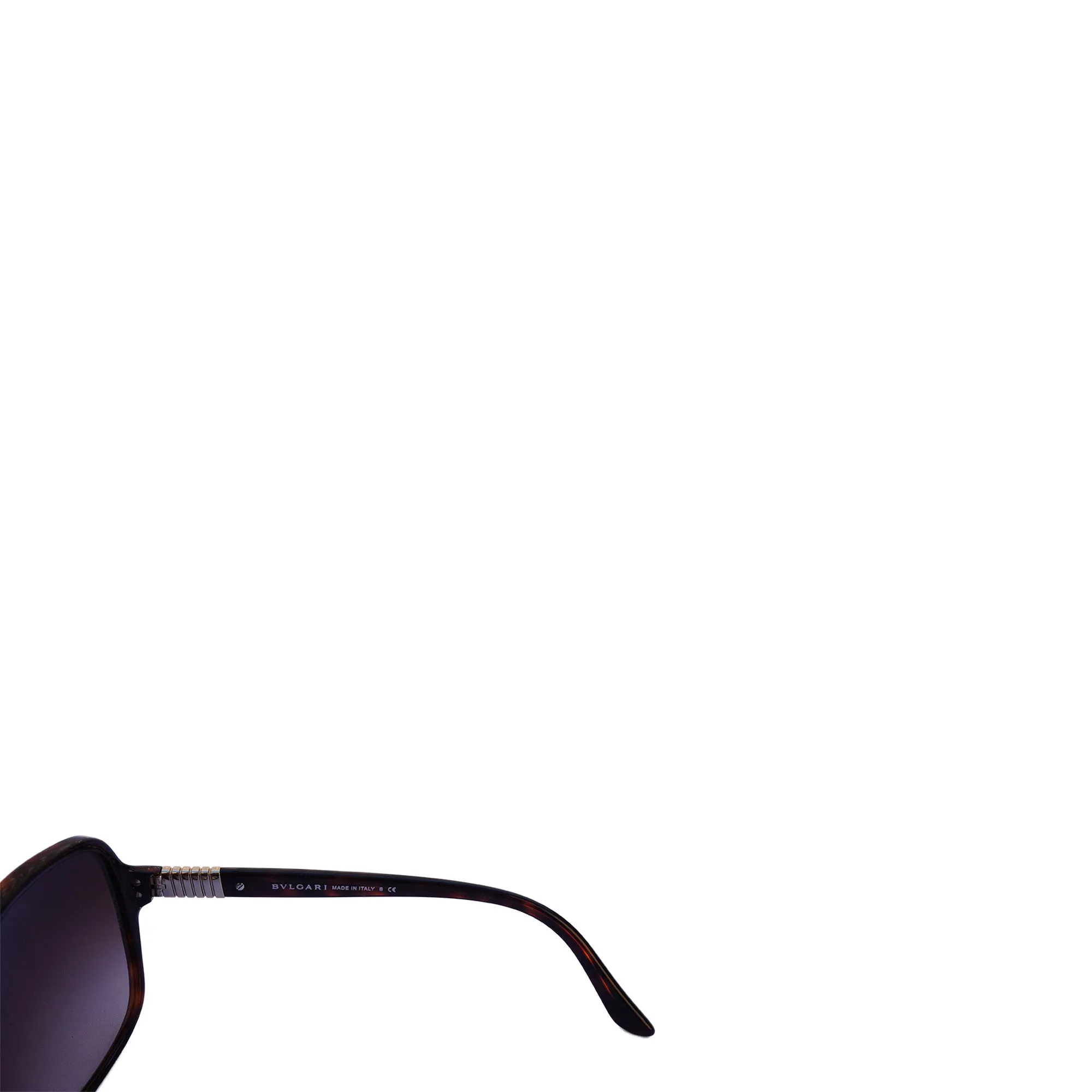 BVLGARI TORTOISESHELL OVERSIZED SUNGLASSES