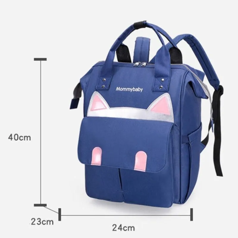 Cartoon Print Waterproof Diaper Bags