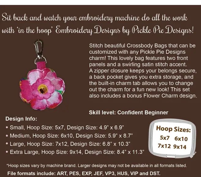 Charming Crossbody Bags Design Card
