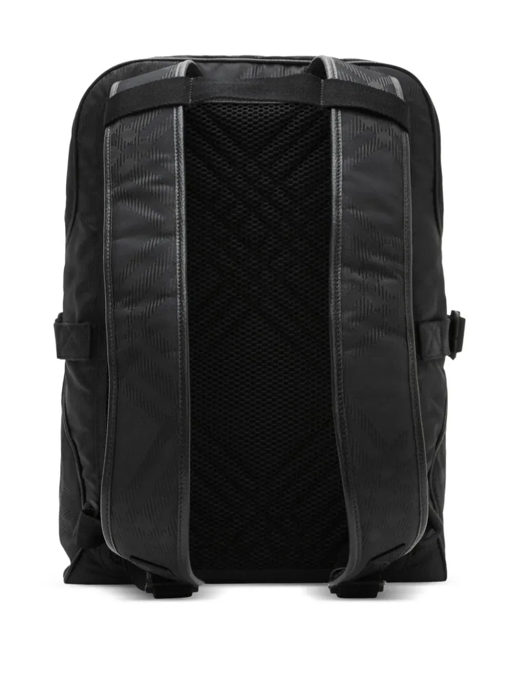 Check-Print Jacquard Backpack