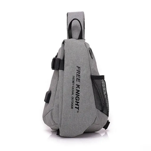 Chest Bag Gym Fitness Sports Backpacks Backpack Camping Hiking Bags Men's School Bag