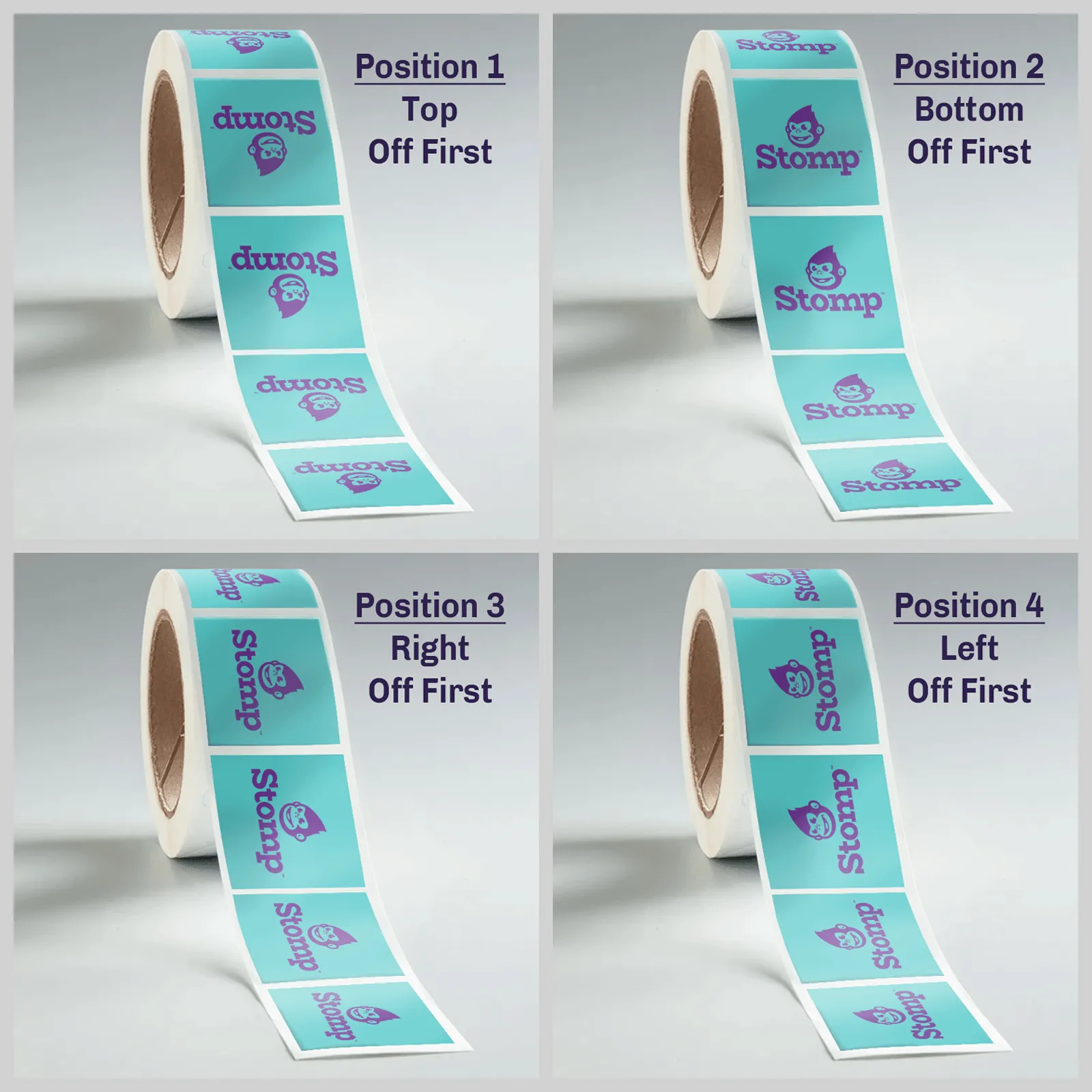 Circle Glossy Restaurant To-Go Labels (Waterproof)
