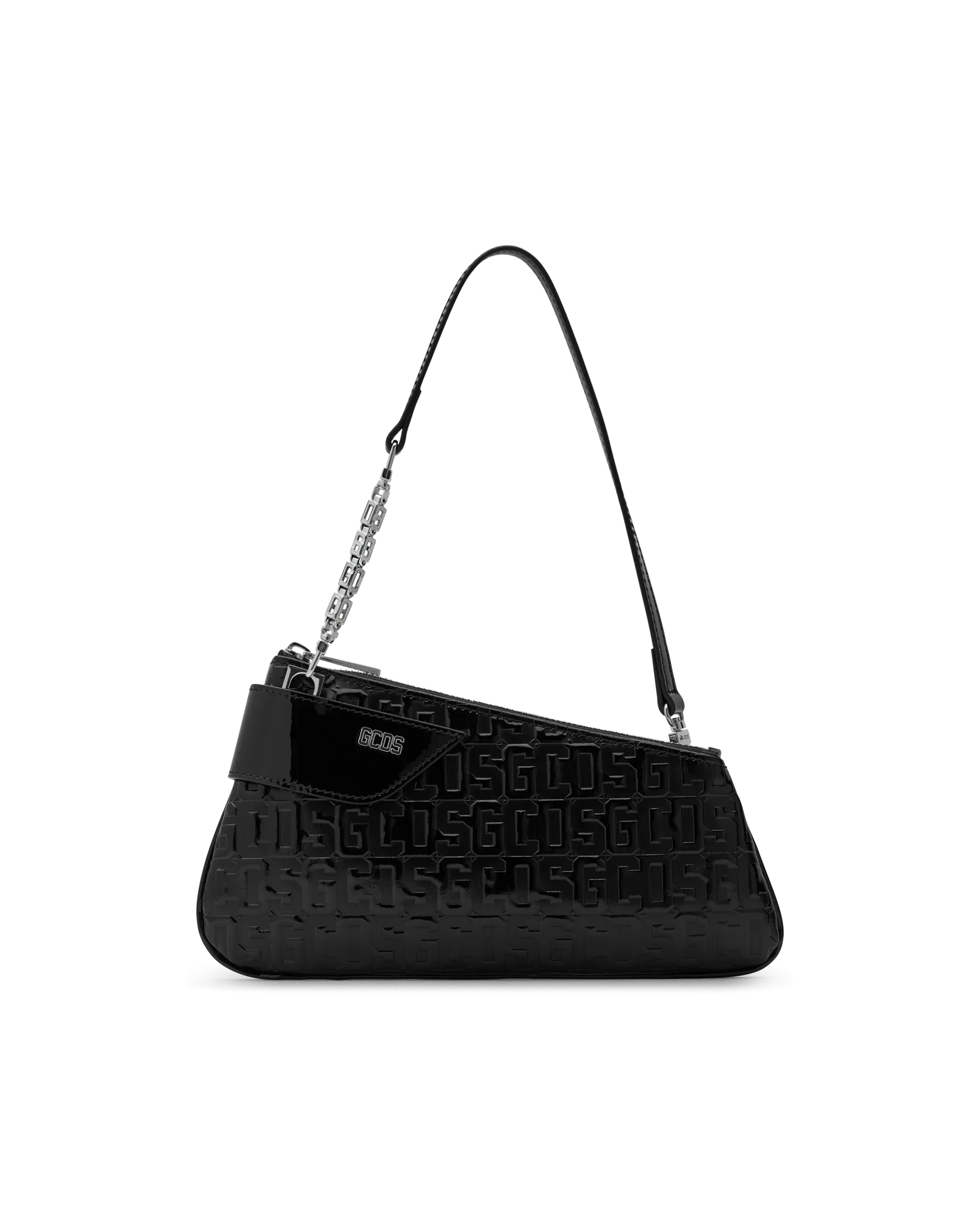Comma Notte Patent Monogram Bag