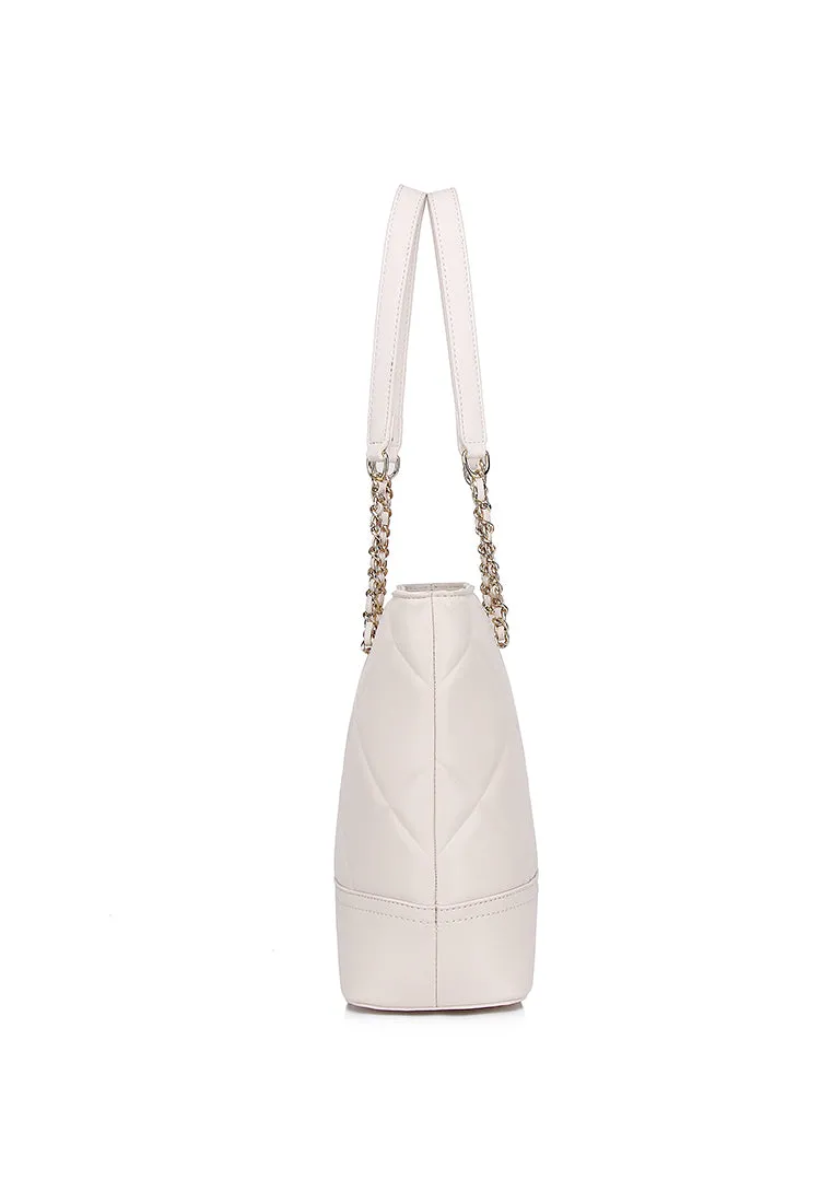 De Luna Quilted Totebag (Cornsilk)