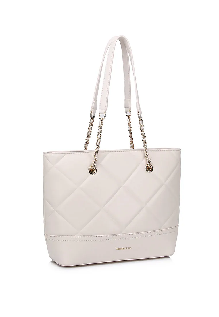 De Luna Quilted Totebag (Cornsilk)