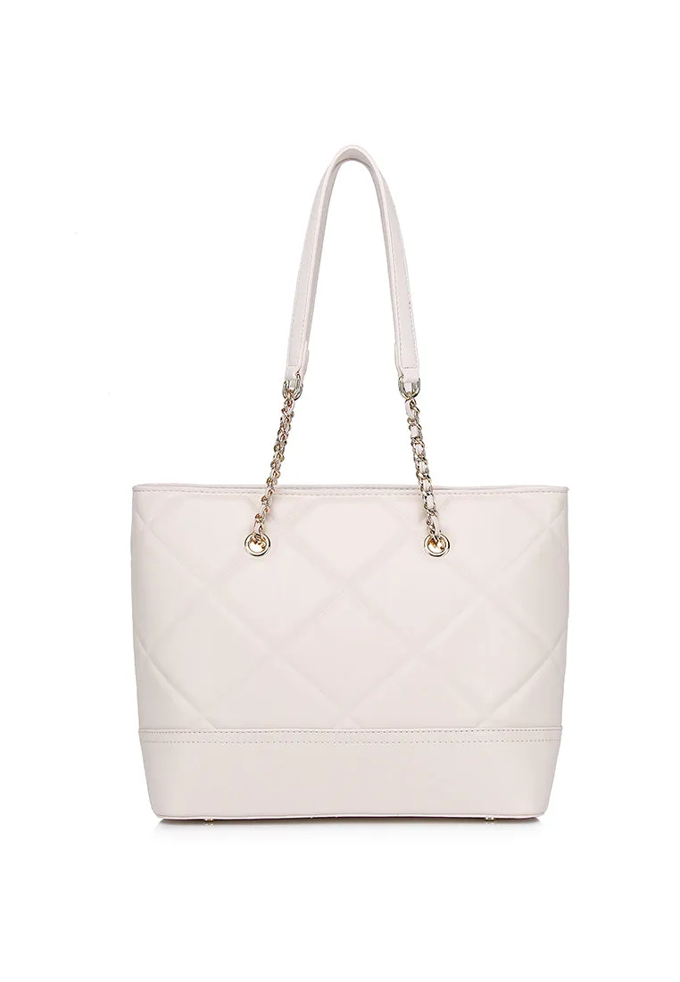 De Luna Quilted Totebag (Cornsilk)
