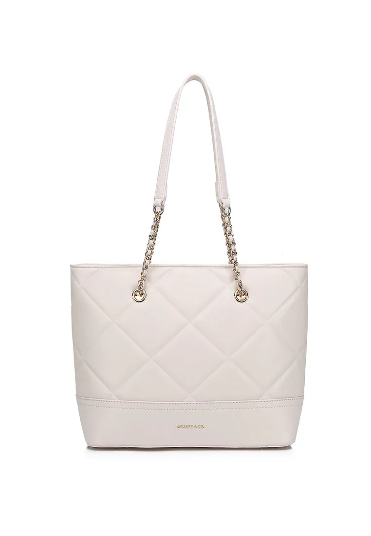 De Luna Quilted Totebag (Cornsilk)
