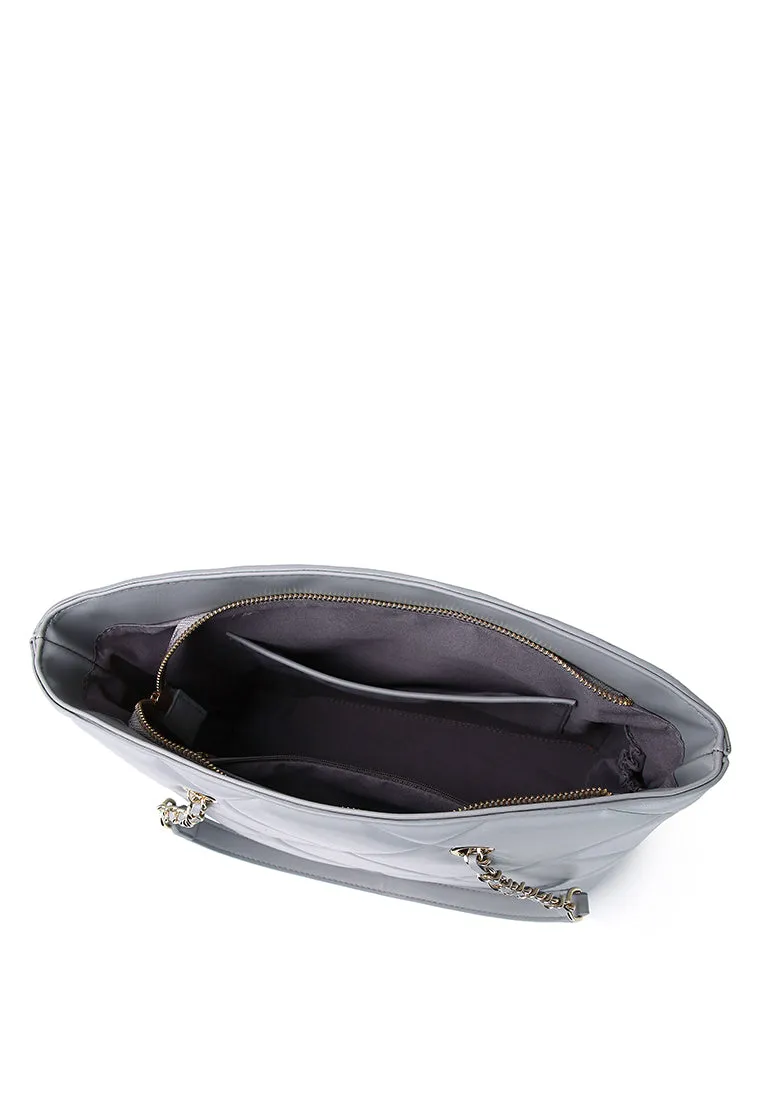 De Luna Quilted Totebag (Smoke)
