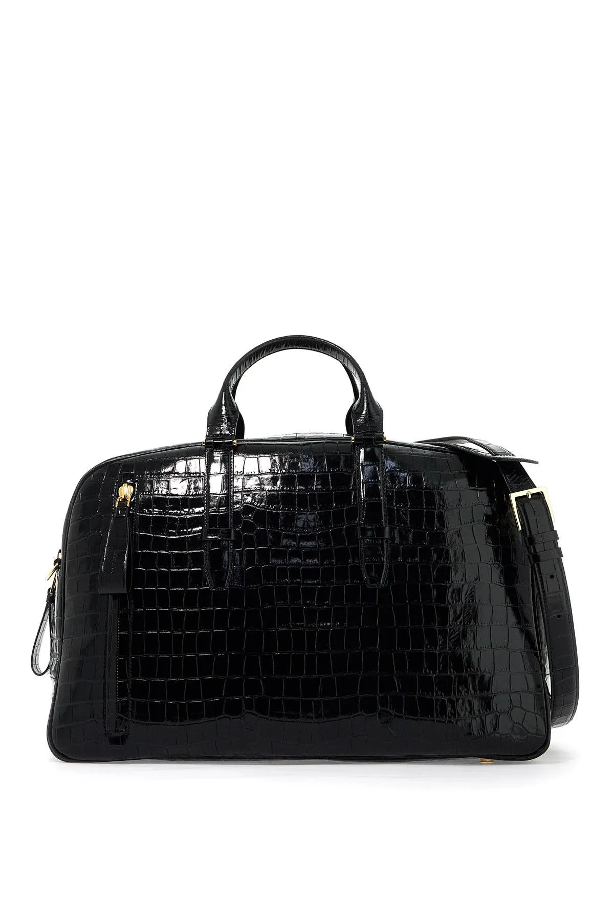 embossed crocodile leather buckley d