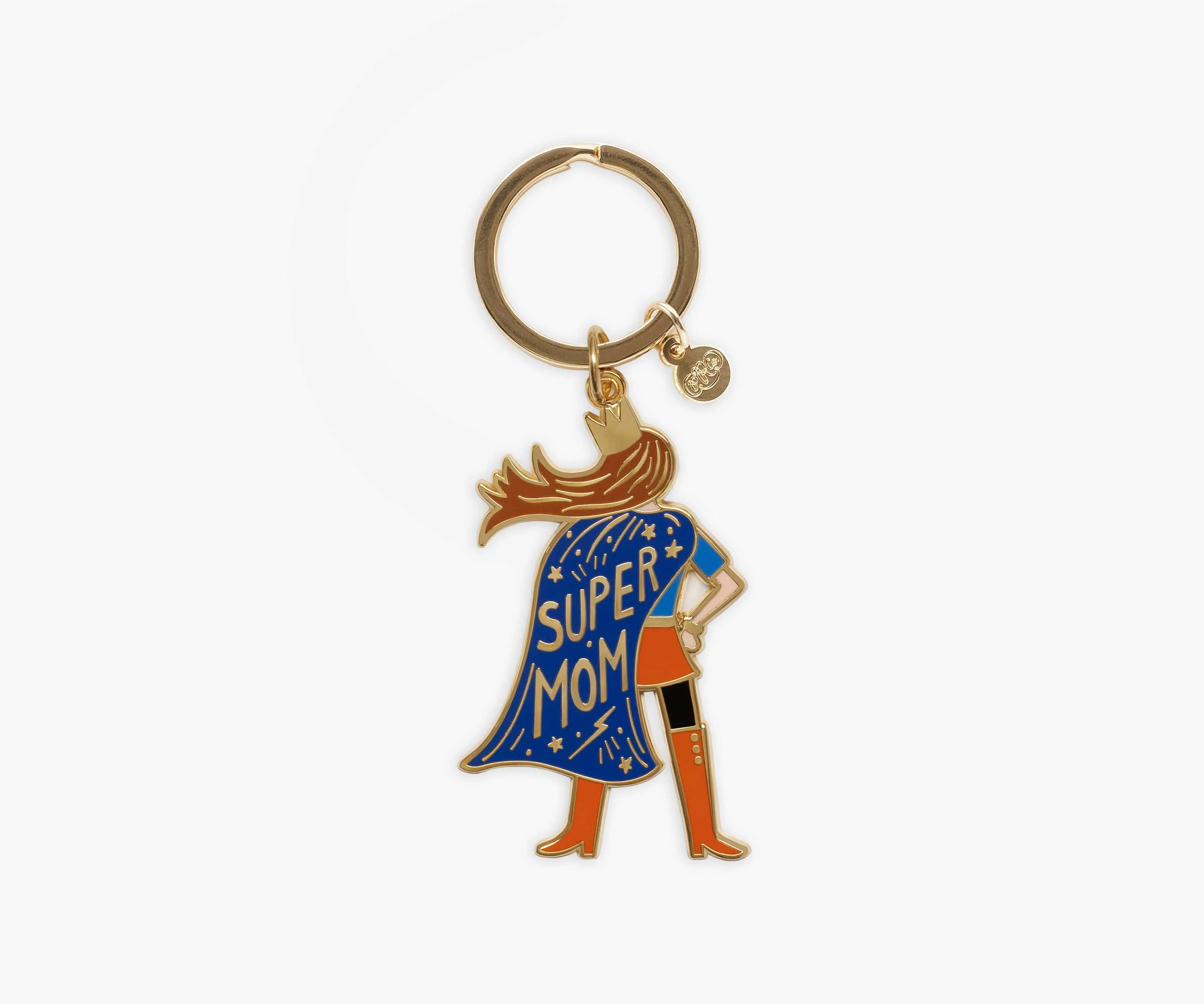Enamel Keychain - Super Mom