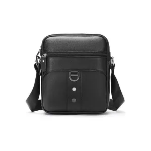 Exotic Elegance Cowhide Shoulder Messenger Bag