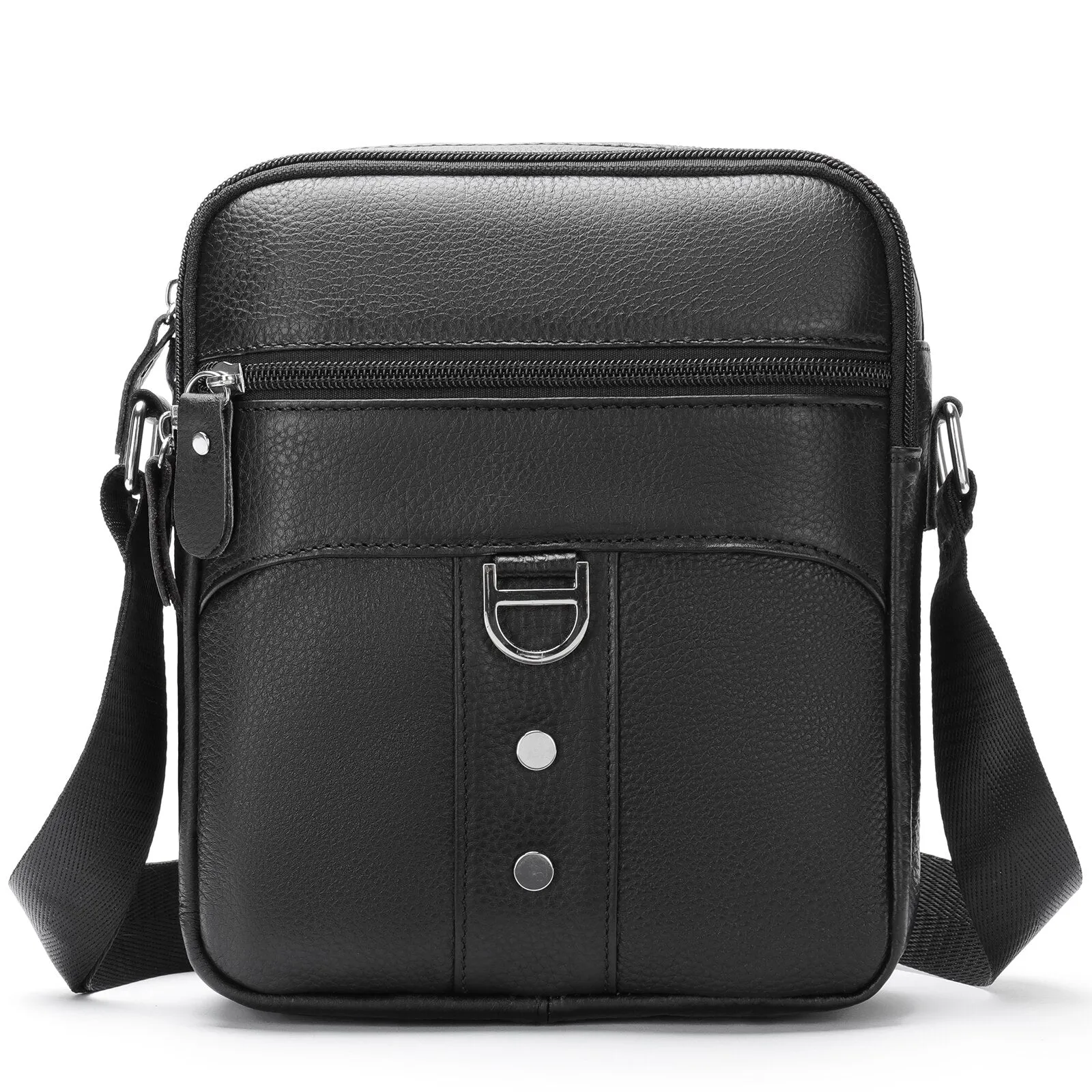 Exotic Elegance Cowhide Shoulder Messenger Bag