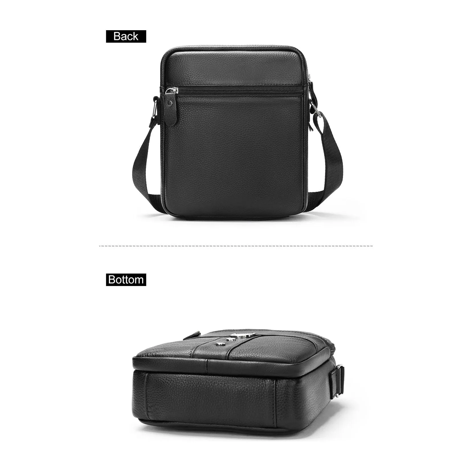 Exotic Elegance Cowhide Shoulder Messenger Bag