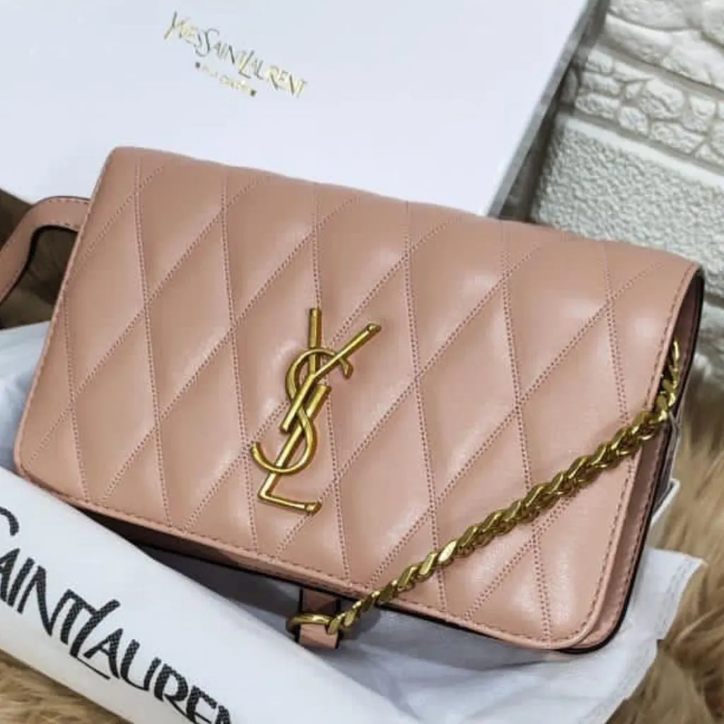Flap Double Partition Leather Shoulder Slingbag  For Women