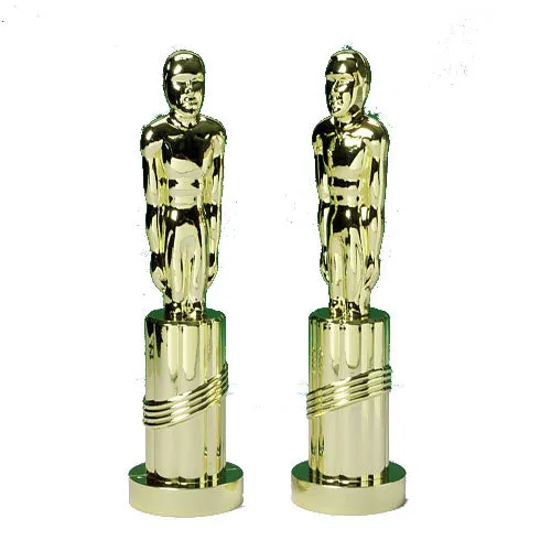 Gold Tone Statue Decorative