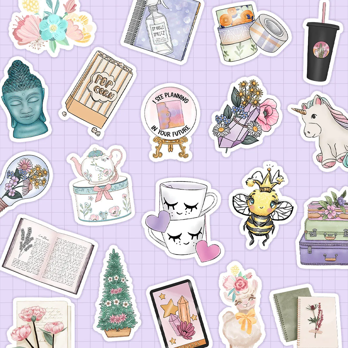 Grab Bag Die Cut Stickers