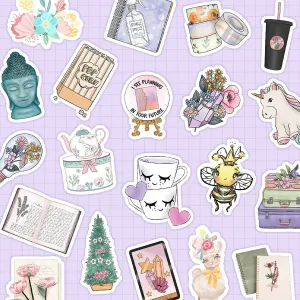 Grab Bag Die Cut Stickers