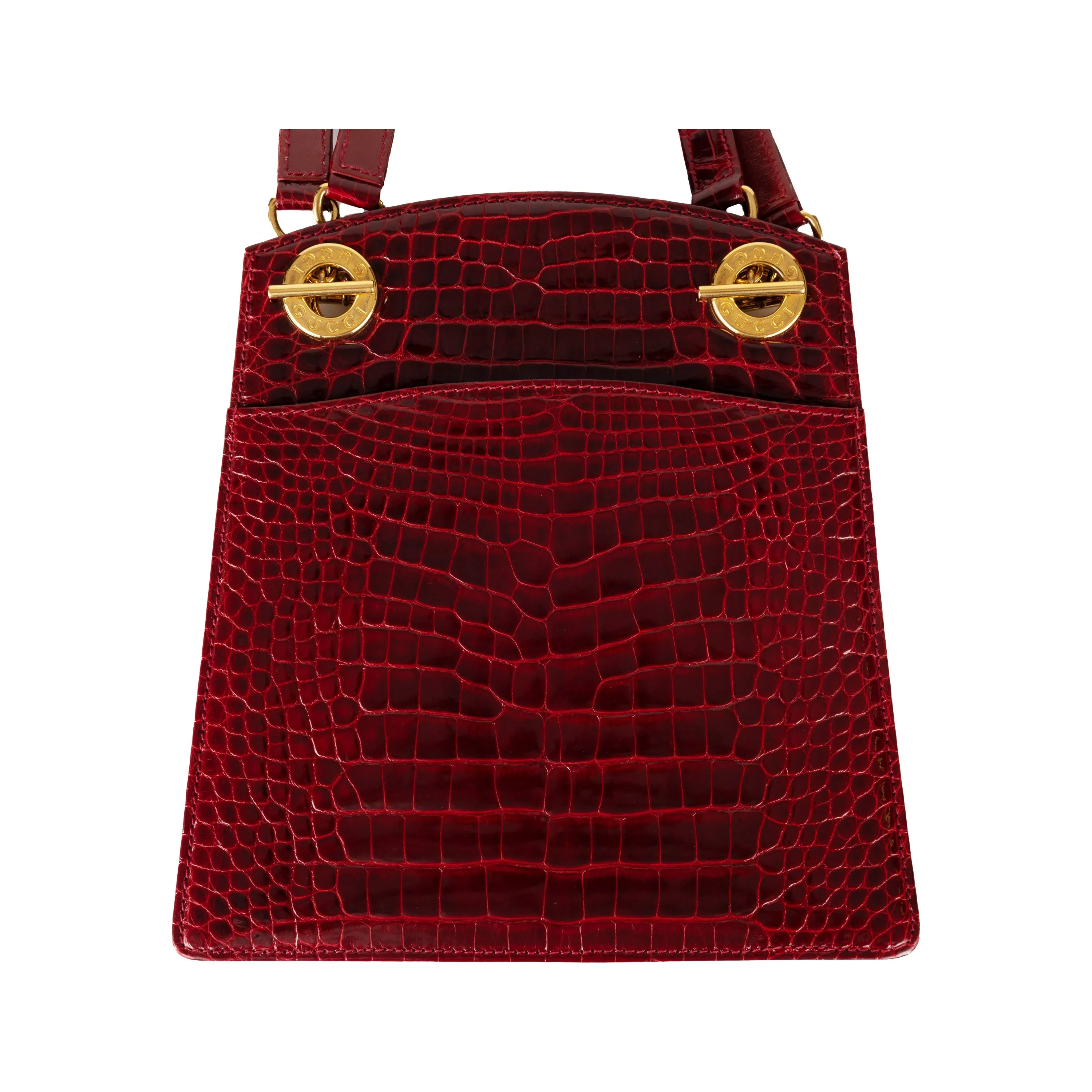 Gucci Vintage Exotic Leather Crossbody Bag - '80s