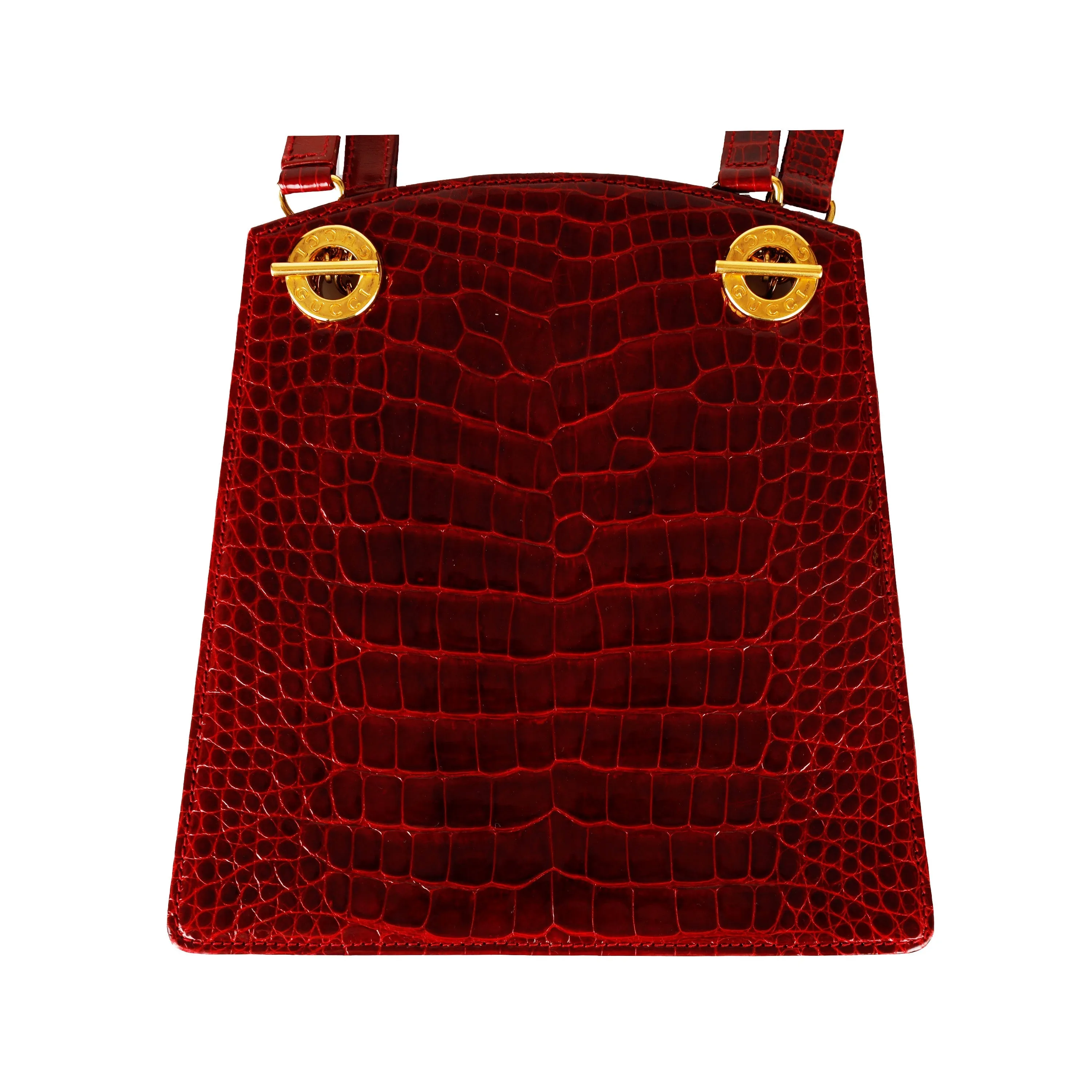 Gucci Vintage Exotic Leather Crossbody Bag - '80s