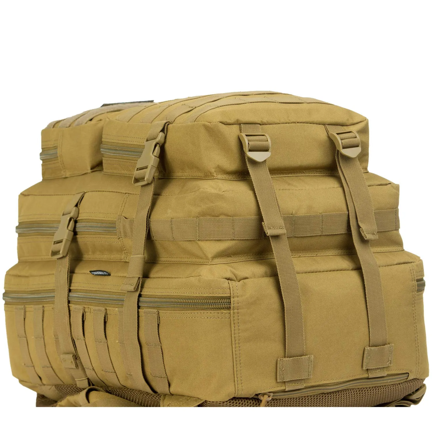 GZ XINXING 3 day Assault Pack Military Tactical Army Backpack Bug Out Bag Daypack (Tan)