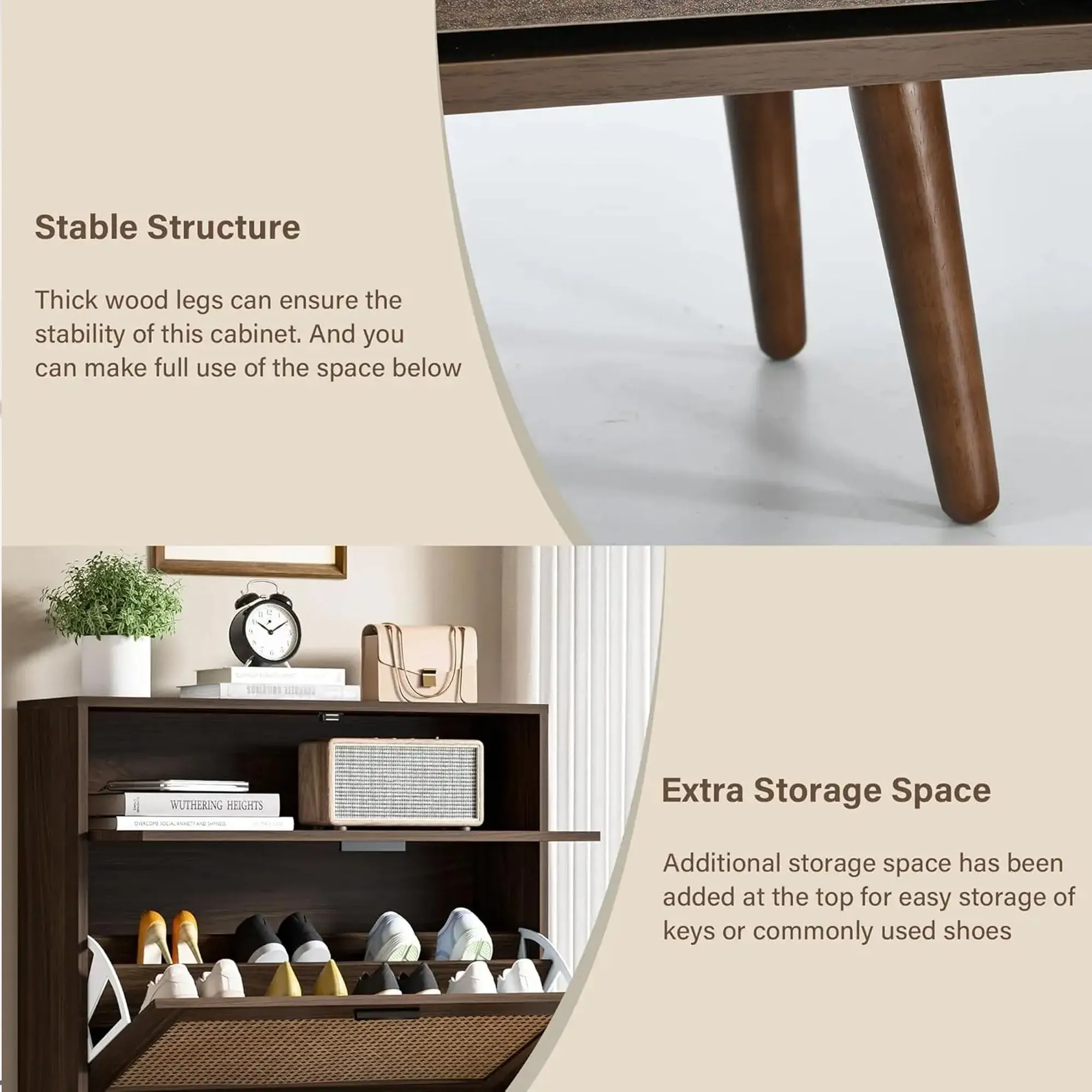 Harbor Shoe Organizer Cabinet