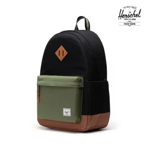 Herschel Heritage Backpack - 24L - Bk/Forlfclvr/Sddlbrn
