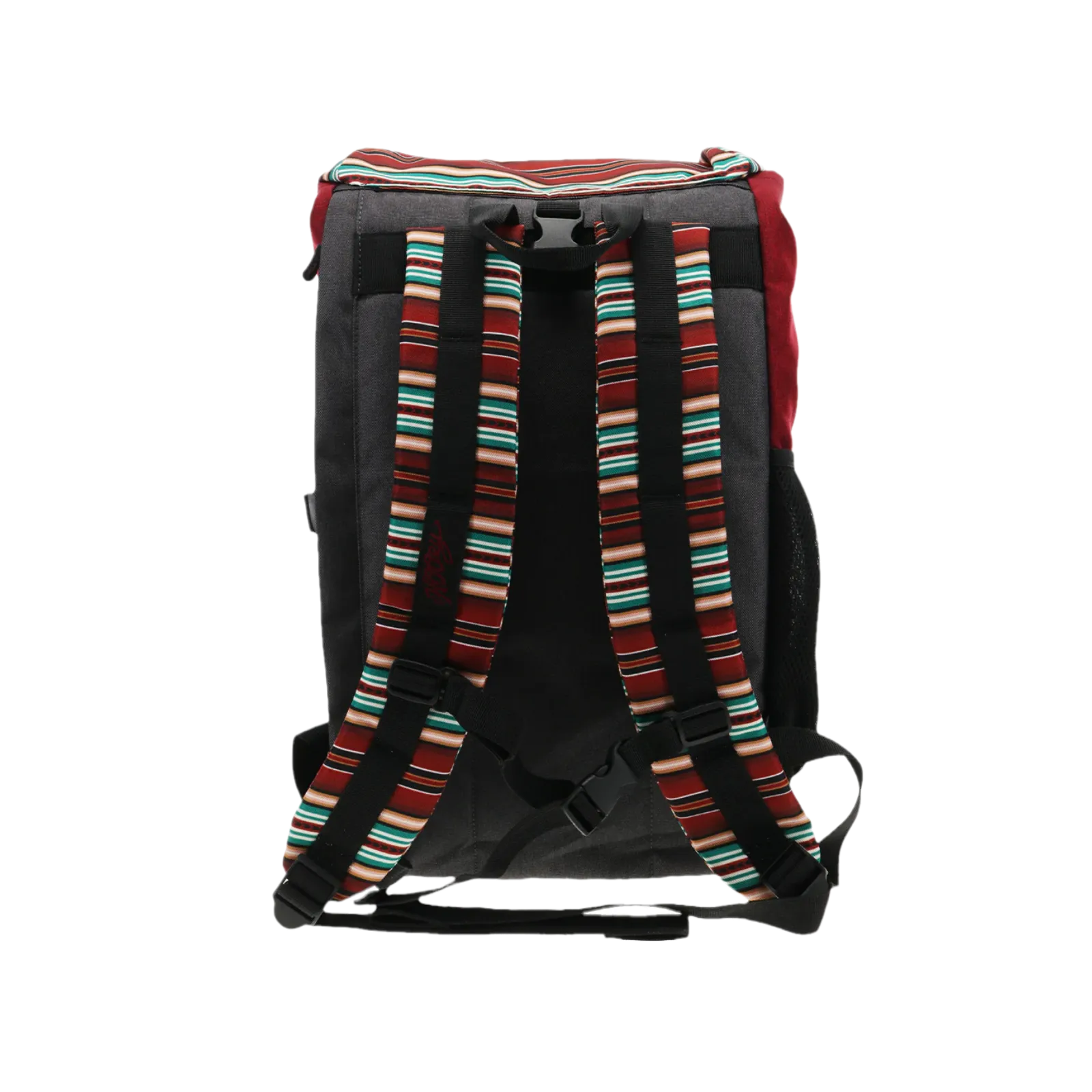 Hooey "Topper" Maroon W/ Serape Pattern & Black Accents Backpack BP053BUSP