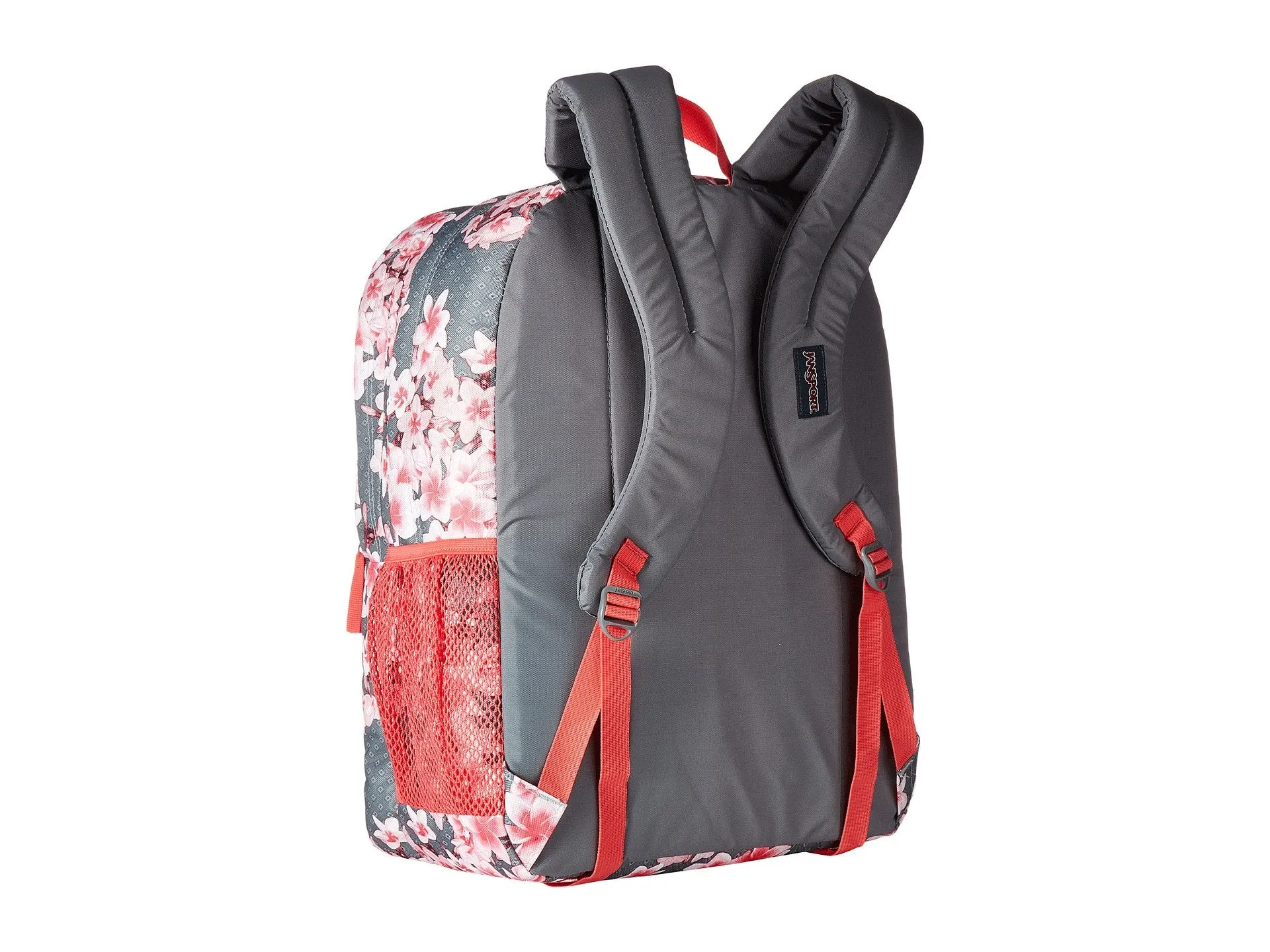 JanSport Unisex Big Student Diamond Plumeria Pink Backpack