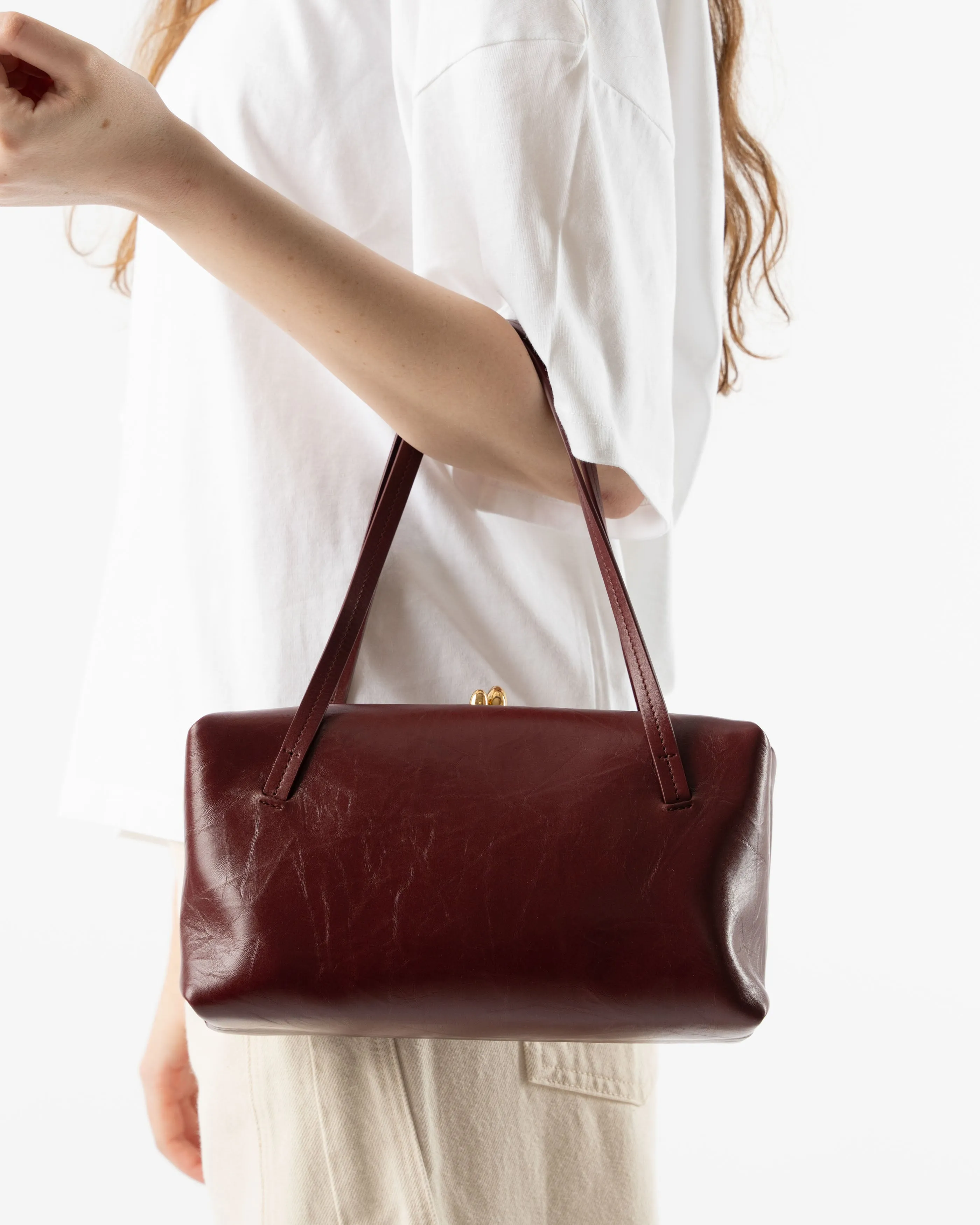 Jil Sander Goji Soft Handle in Jasper