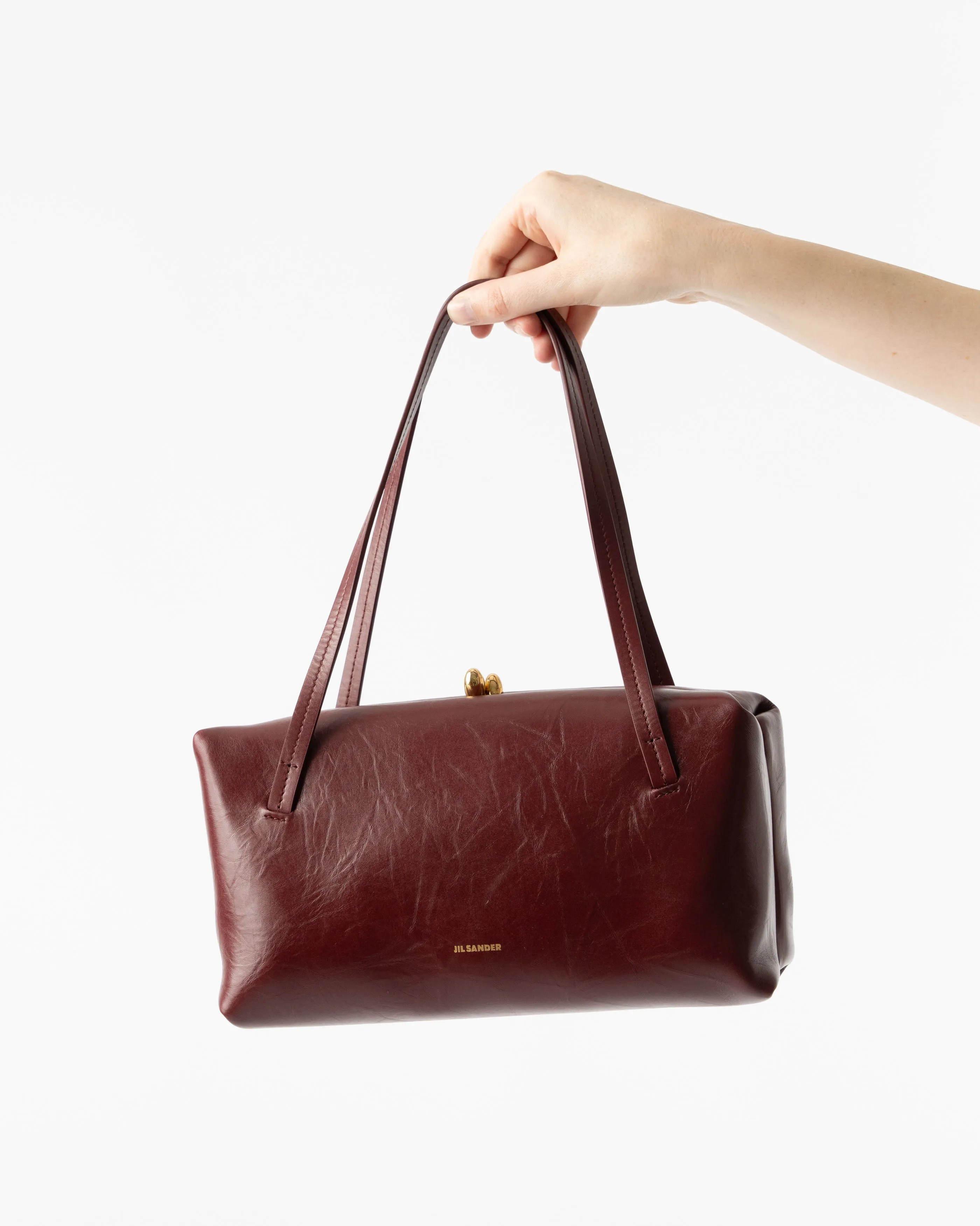 Jil Sander Goji Soft Handle in Jasper