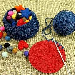 Joe's Toes 4" Felt Circles with Punch Holes