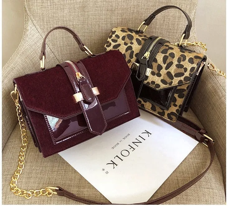 Leather Small Flap Bags For Women